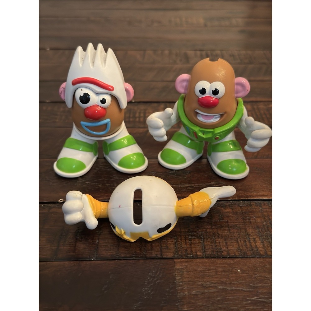 Hasbro Playskool Disney Pixar Toy Story 2 Mr. Potato Head 3 inch Figure Lot Buzz
